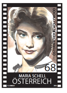 Sonderbriefmarke Maria Schell